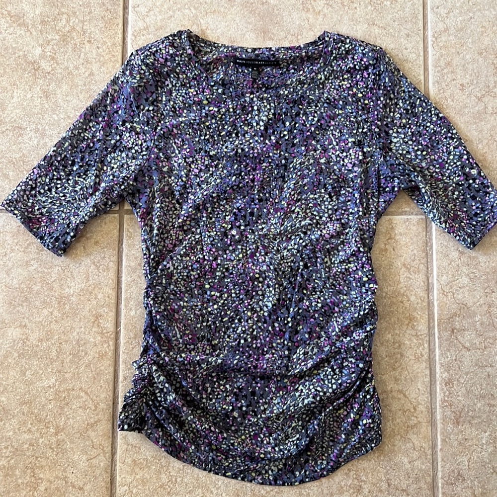 White House Black Market Mesh Top Medium